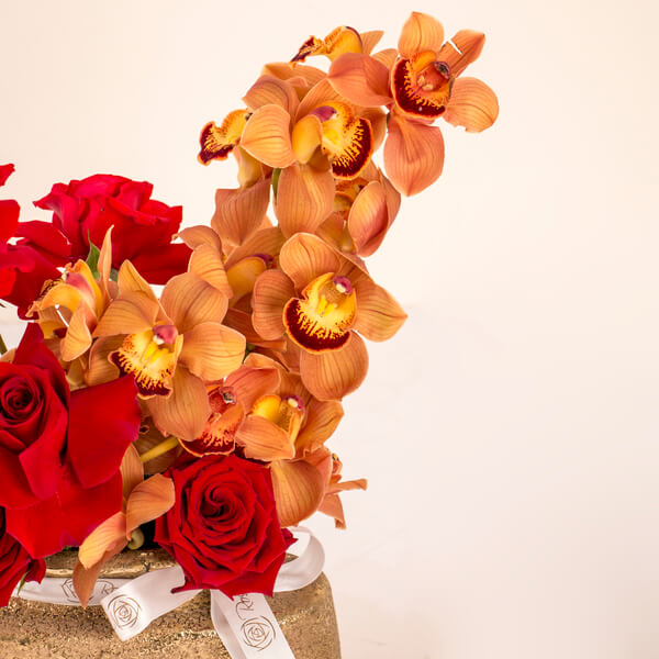 Crimson & Gold Elegance