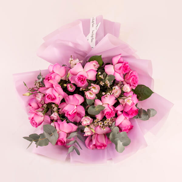 Lavender Haze Rose Bouquet