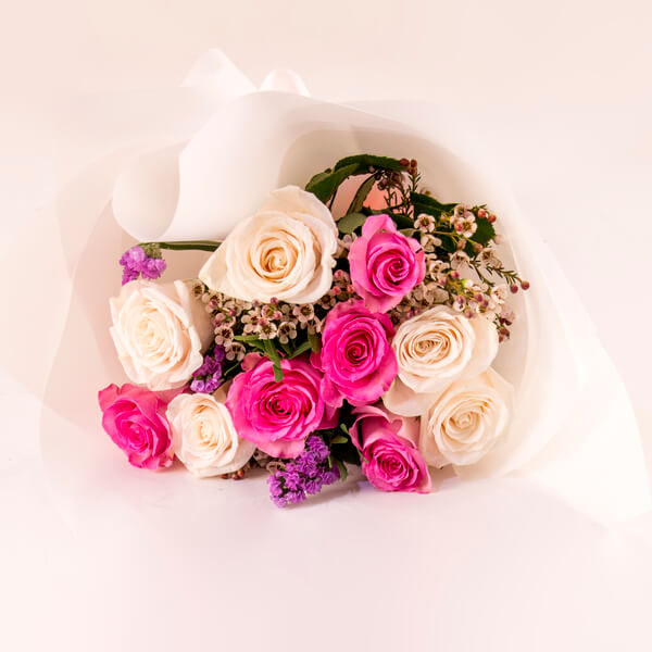 Rose Waxflower Petite Bouquet
