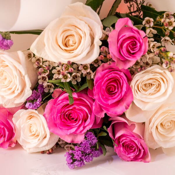 Rose Waxflower Petite Bouquet