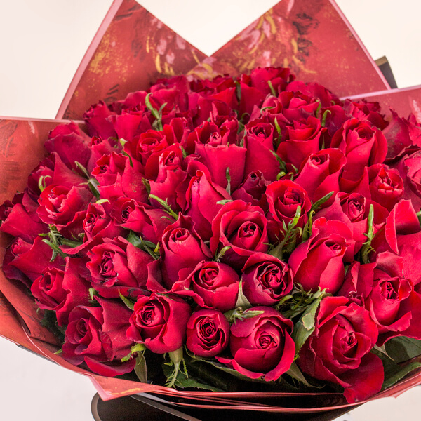 Royal Crimson Rose Bouquet